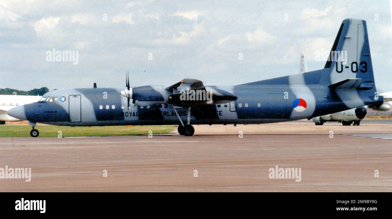 Koninklijke Luchtmacht - Fokker 50-604 U-03 (msn 20327), of 334 ...