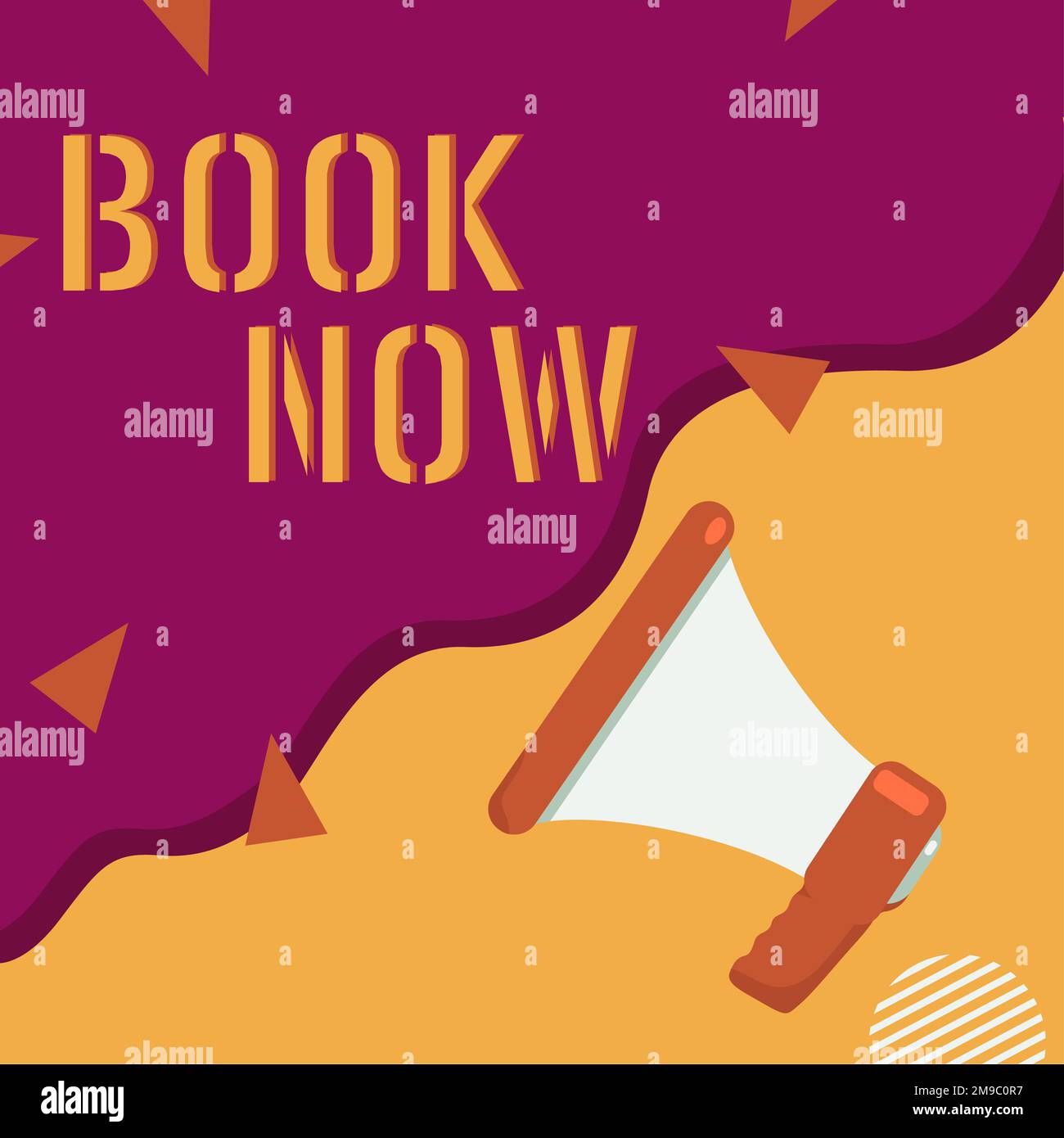 Hand writing sign Book Now. Conceptual photo Make a reservation in ...