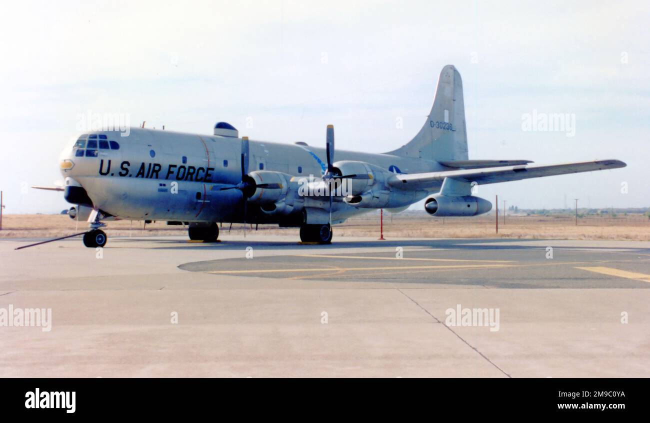 Boeing KC-97L Stratofreighter 53-0230 (MSN 17012), preserved at Air Mobility Command Museum at Dover AFB, Delaware. Stock Photo