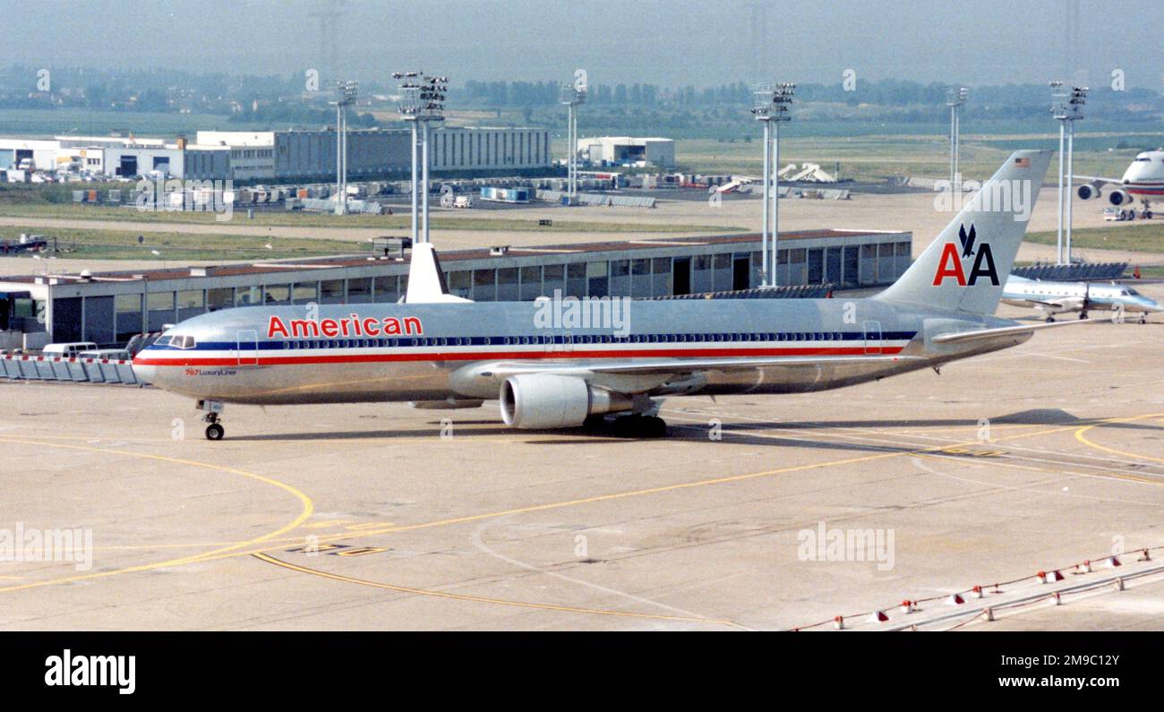 Boeing 767-200ER 'Luxury Liner', of American Airlines Stock Photo