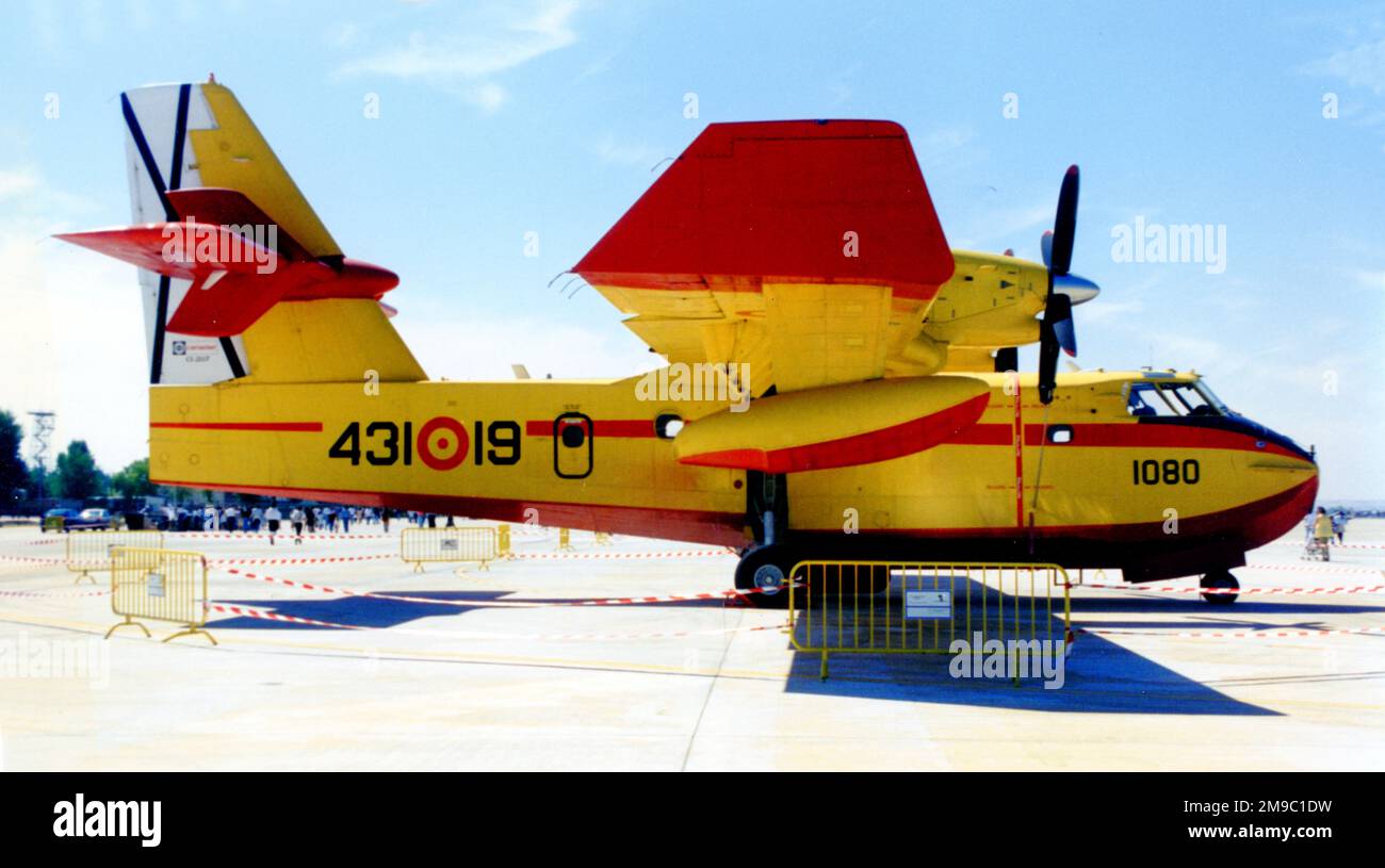 Fuerza Aerea Espanola - Canadair CL-215T UD.13-19 - 431-19 (msn 1080) (Fuerza Aerea Espanola - Spanish Air Force). Stock Photo