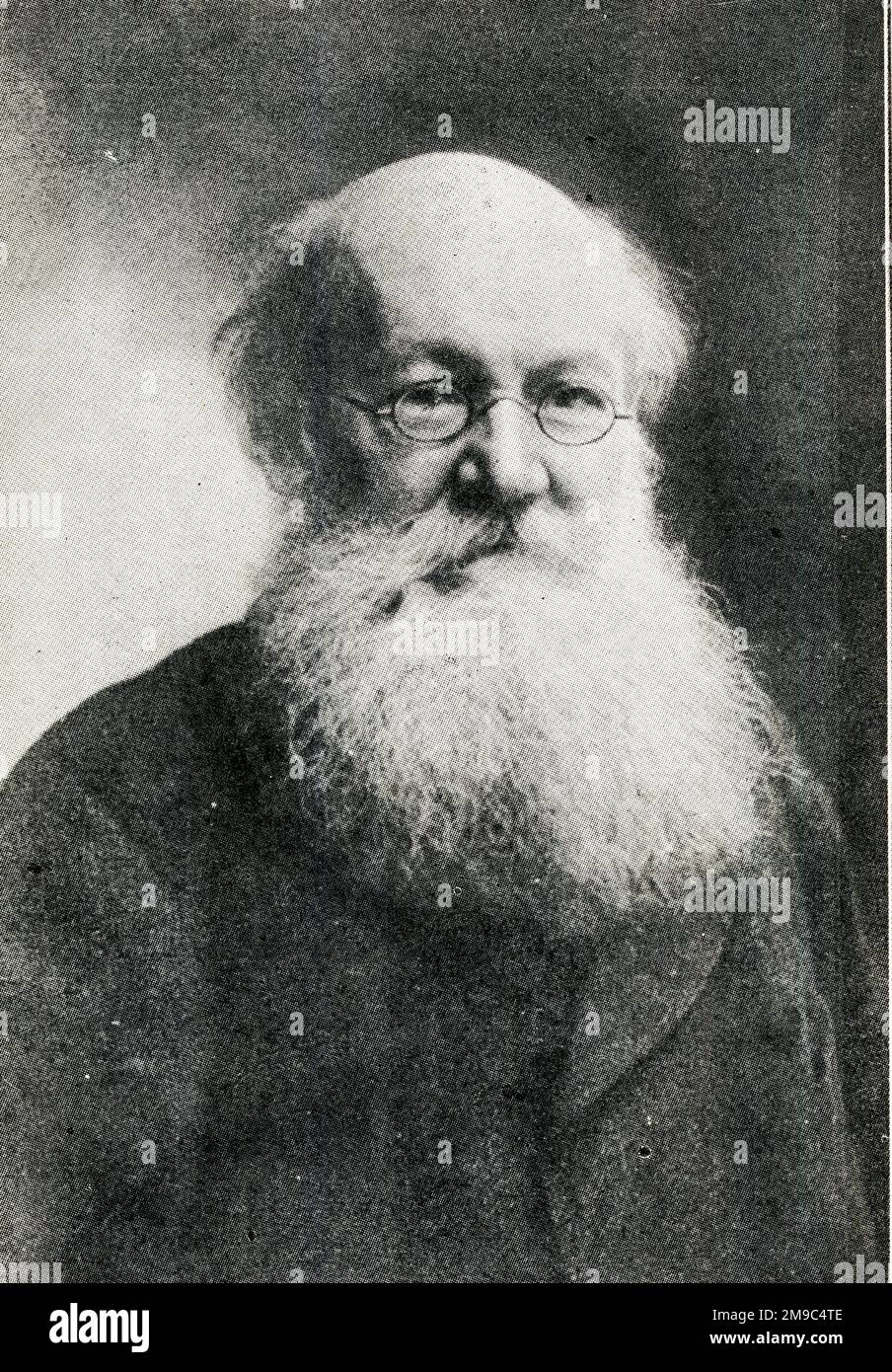 Peter Kropotkin (1842-1921), Russian historian, scientist, philosopher, anarchist, socialist, revolutionary and activist Stock Photo