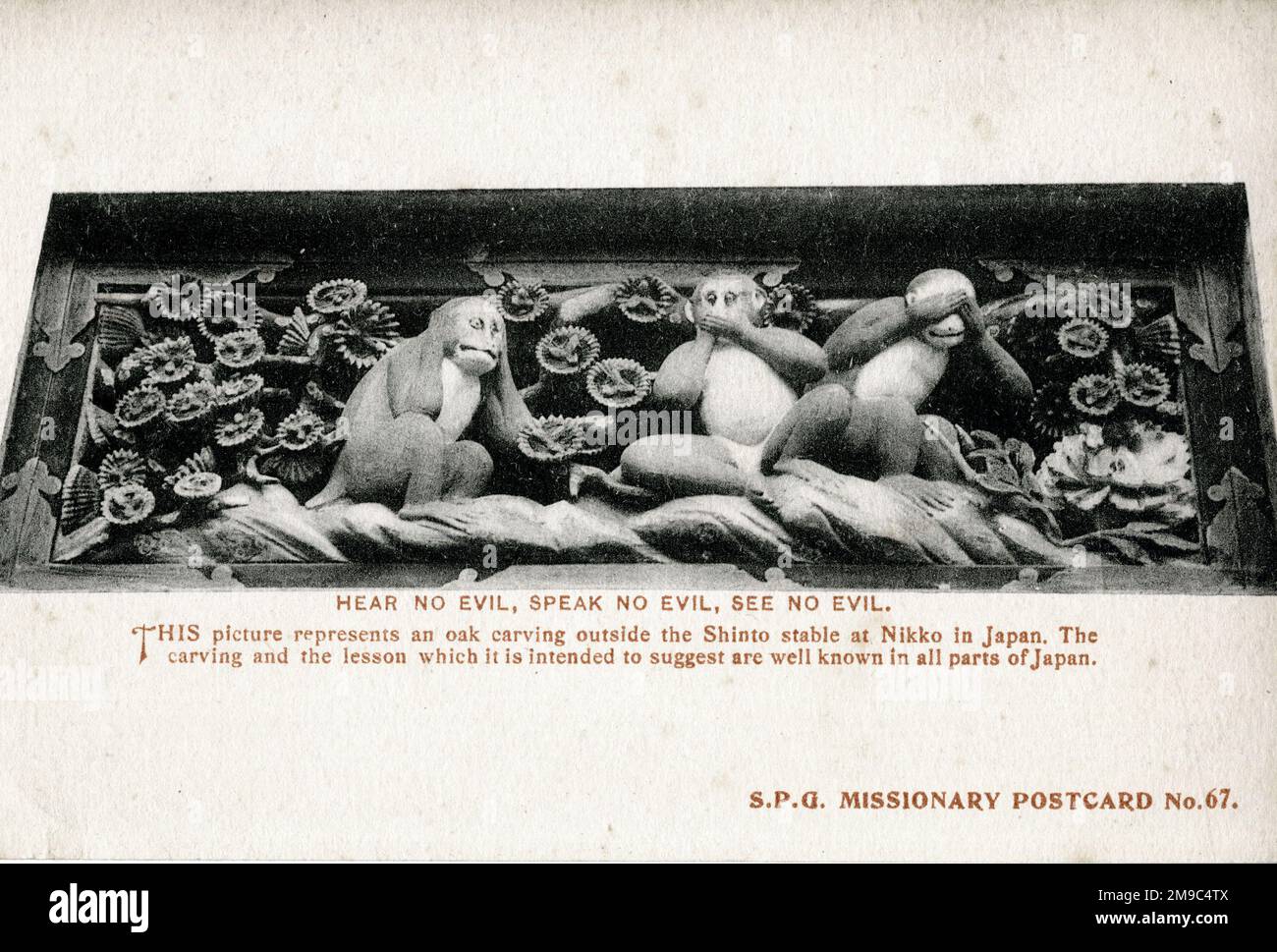Three monkeys see no evil hi-res stock photography and images - Alamy