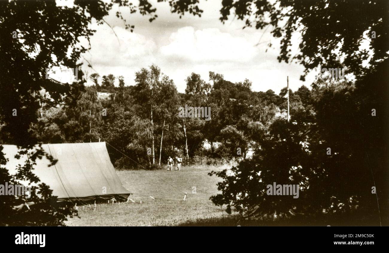 Frylands Wood Boy Scout Camp, Featherbed Lane, Addington, Surrey Stock Photo Alamy