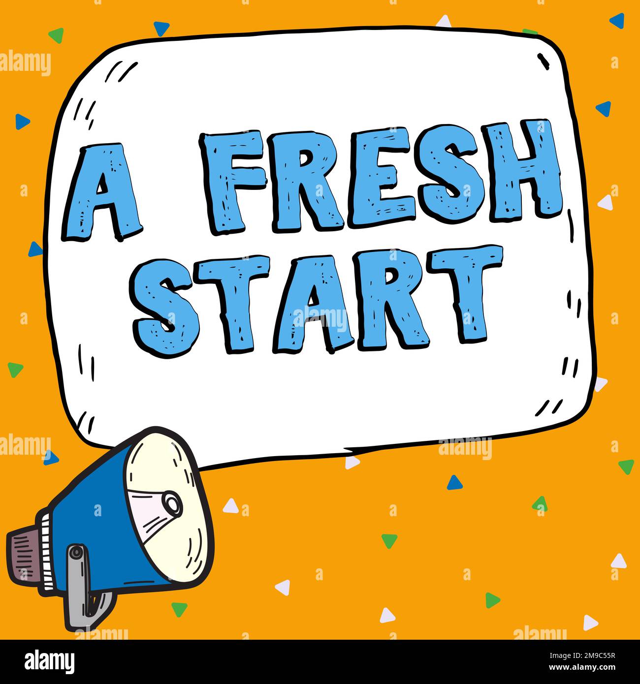 Inspiration showing sign A Fresh Start. Business idea New beginnings