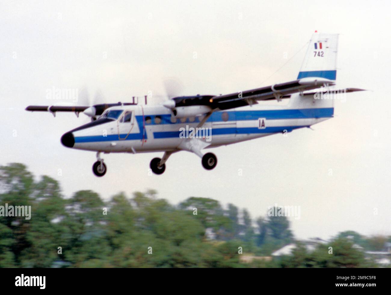 Armee de l'Air - de Havilland Canada DHC-6-300 Twin Otter 742 / IA (msn 742)), of Escadron d' Experimentation et de Transport 06/330. (Armee de l'Air - French Air Force) Stock Photo