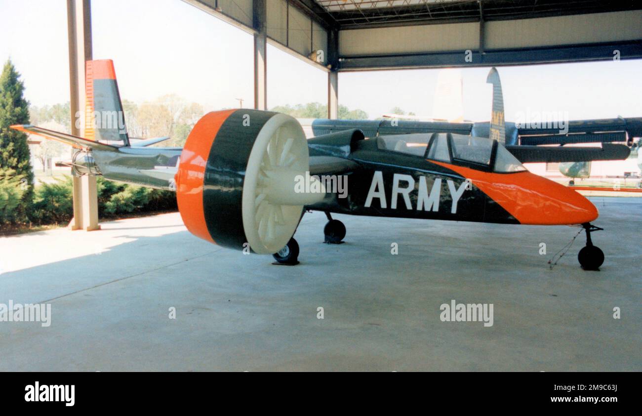 Doak VZ-4-DA 56-6942 (msn 1, Doak Model 16), at the US Army Transportation Museum at Fort Eustis, Virginia. Stock Photo