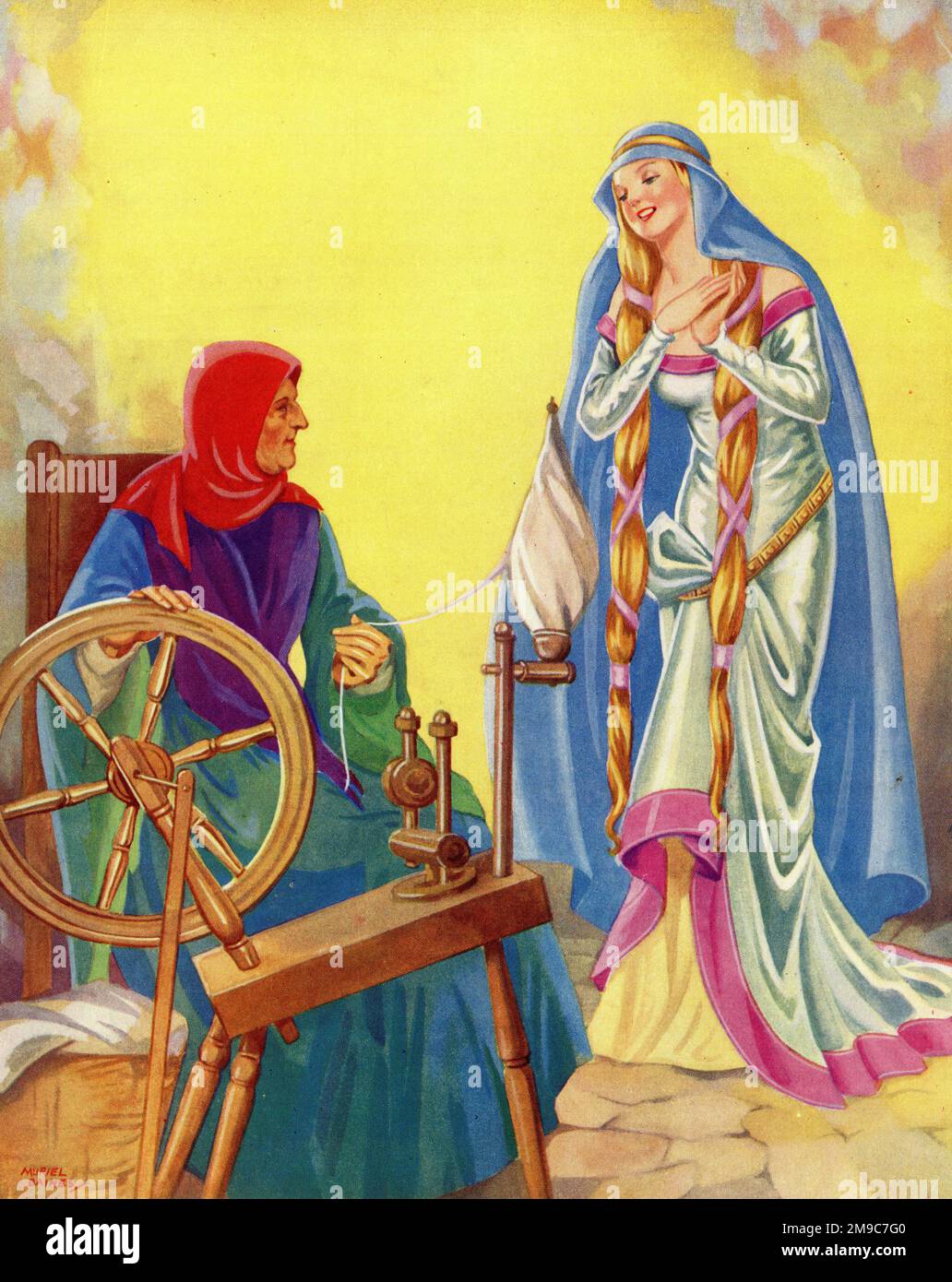 Spinning wheel illustration hires stock photography and images Alamy