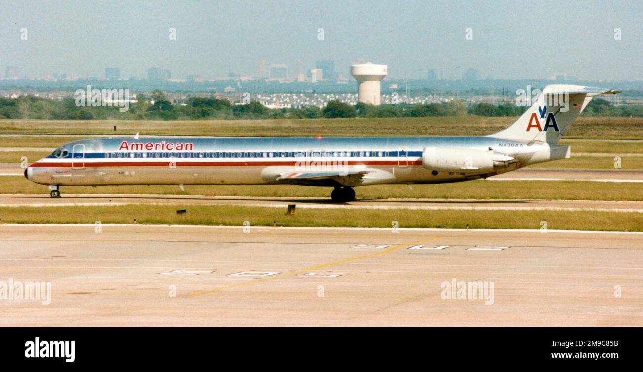 McDonnell Douglas MD-83 N436AA (msn 49454 / 1391) of American Airlines. Stock Photo