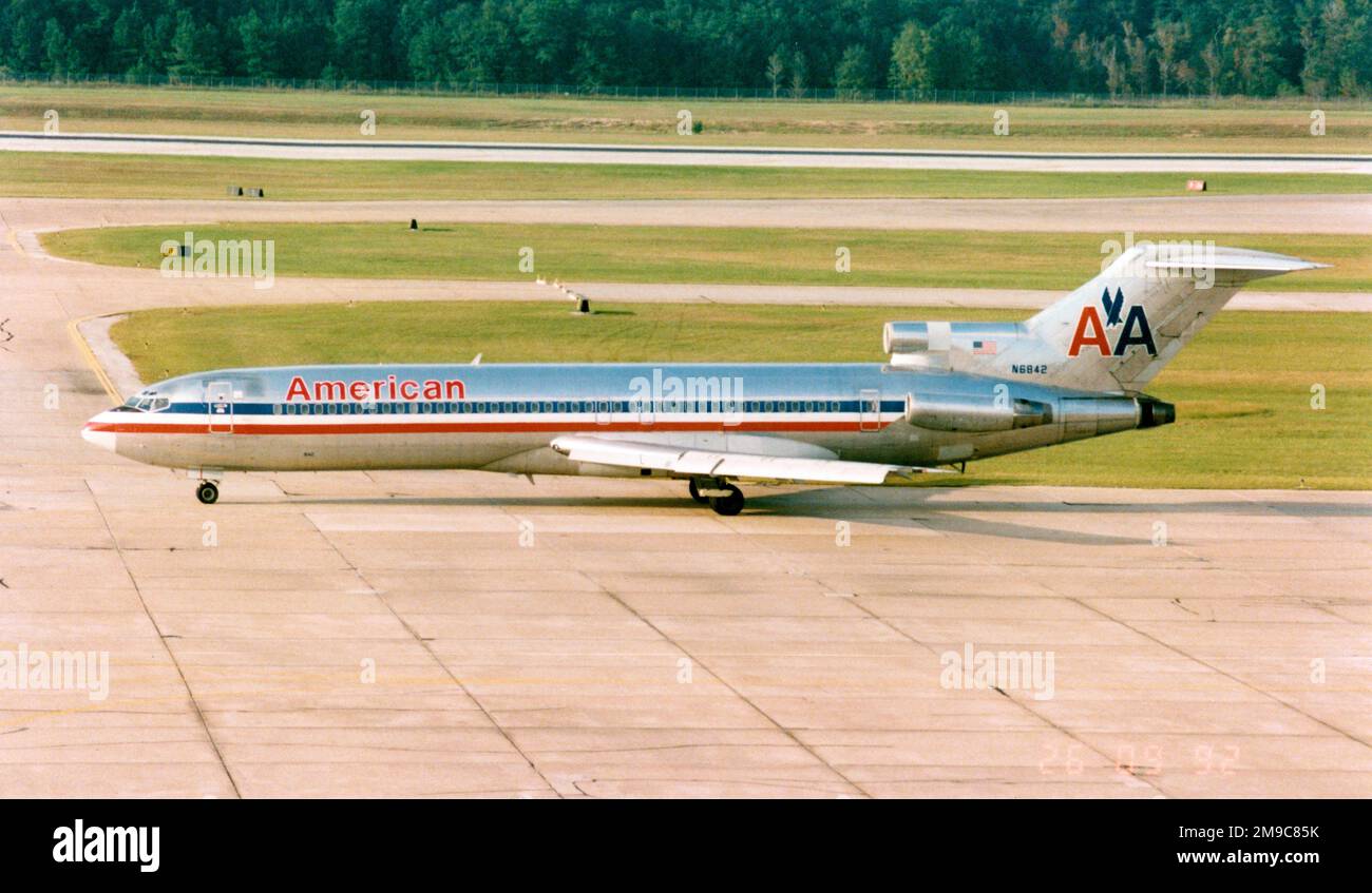 Boeing 727-2A7 N6842 (msn 20241 / 726), of American Airlines on 26 September 1992. Stock Photo