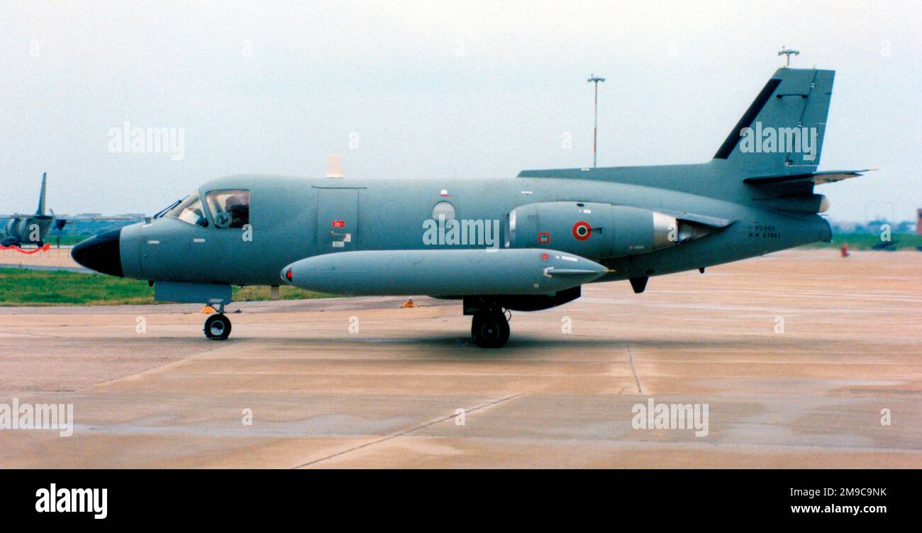 Aeronautica Militare - Piaggio PD-808GE MM61961 (msn 518). (Aeronautica Militaire Italiano - Italian Air Force) Stock Photo
