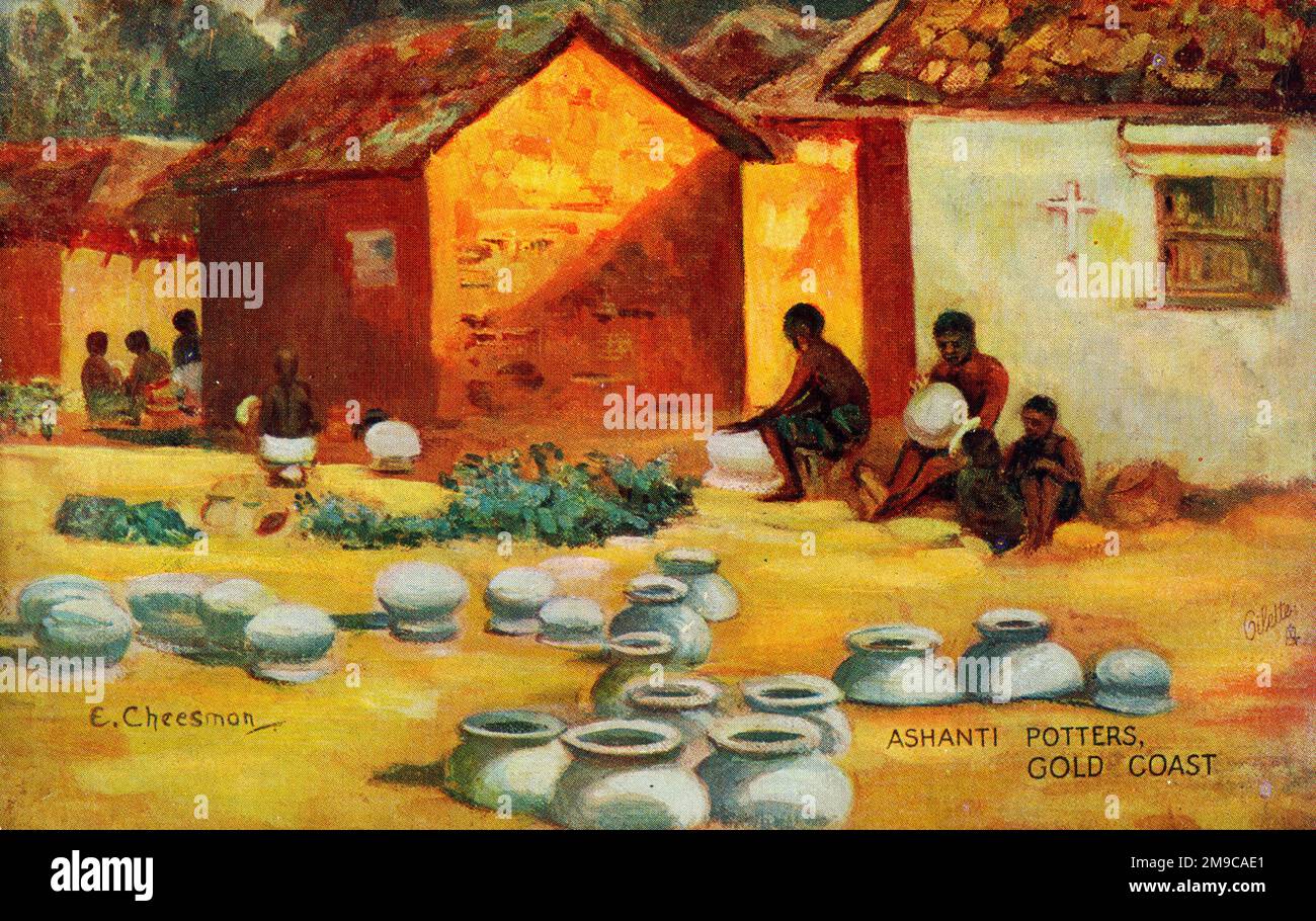 Ghana, West Africa - Ashanti Potters Stock Photo