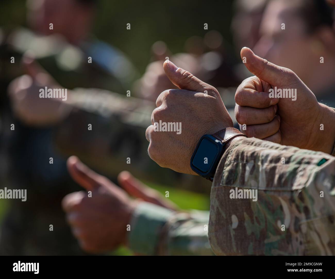 Army Reserve Soldiers participating in the 2022 Best Squad Competition