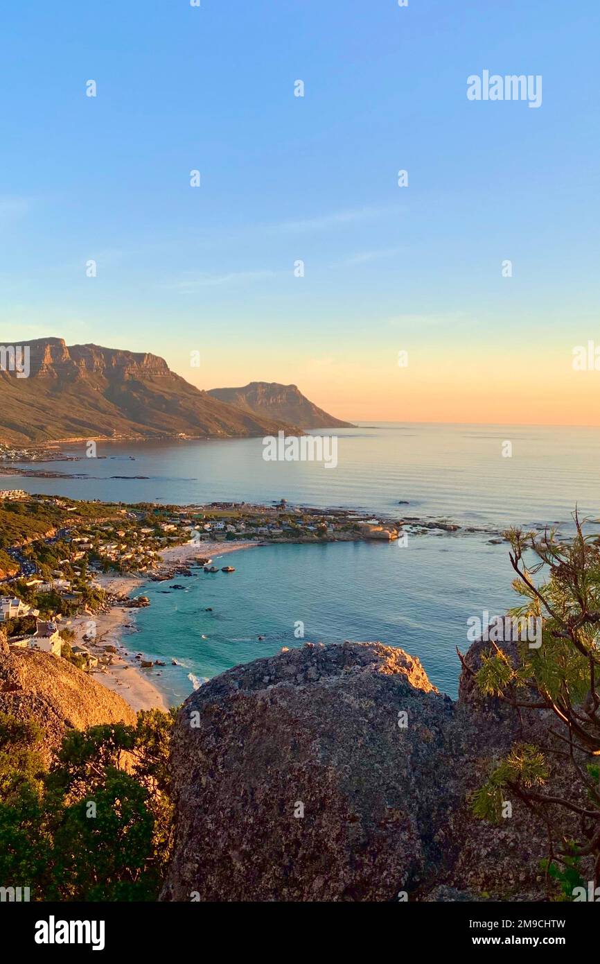 Cape Town Lion‘s Head South Africa Stock Photo