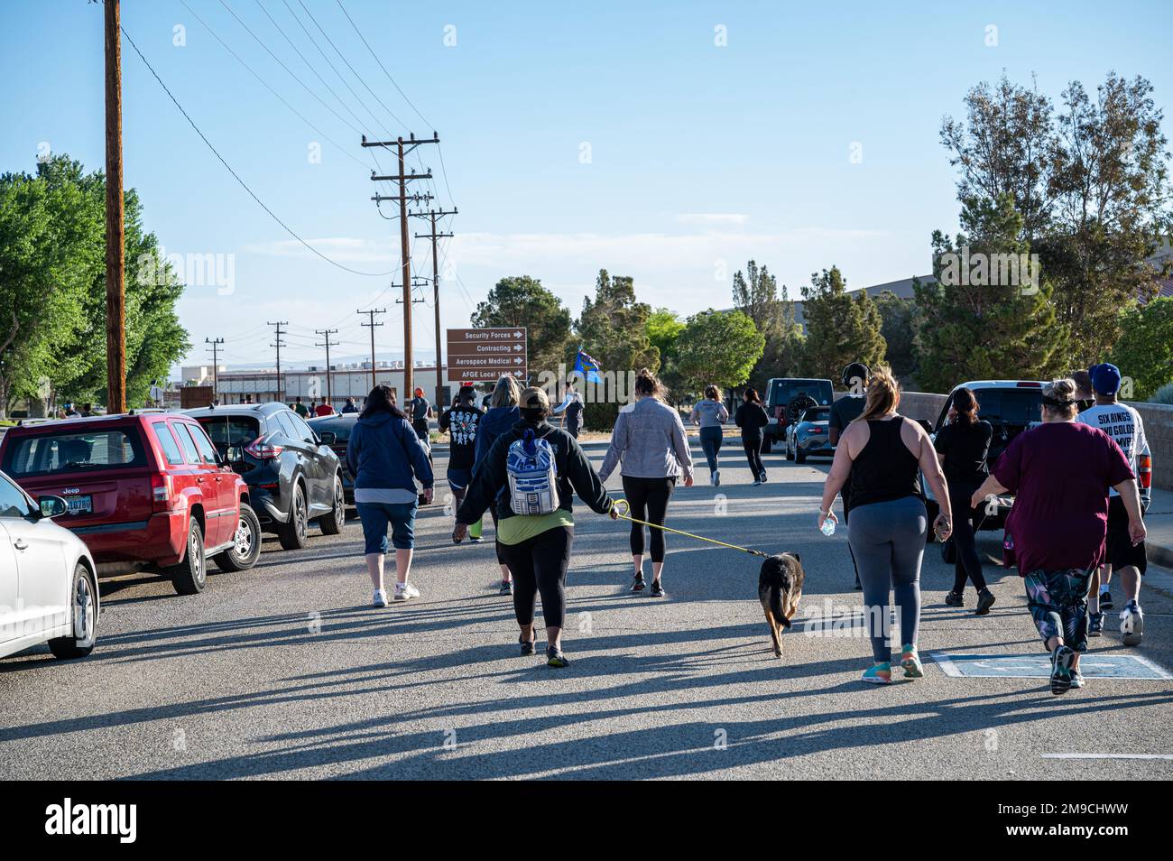 Dozens gathered at AFTC Headquarters to participate in the Police Week Opening Ceremony and 5K run. Stock Photo