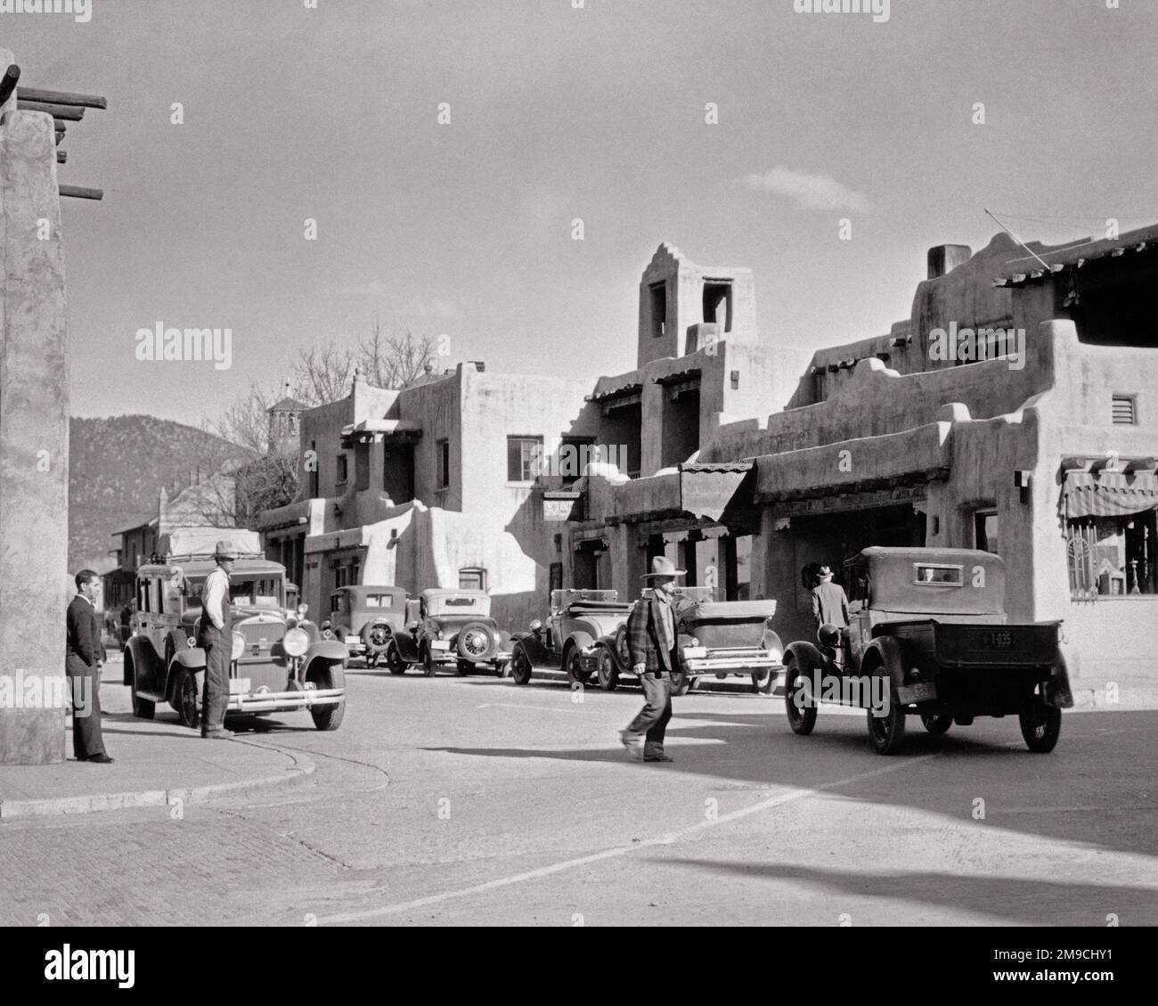 Santa fe old la fonda hi-res stock photography and images - Alamy
