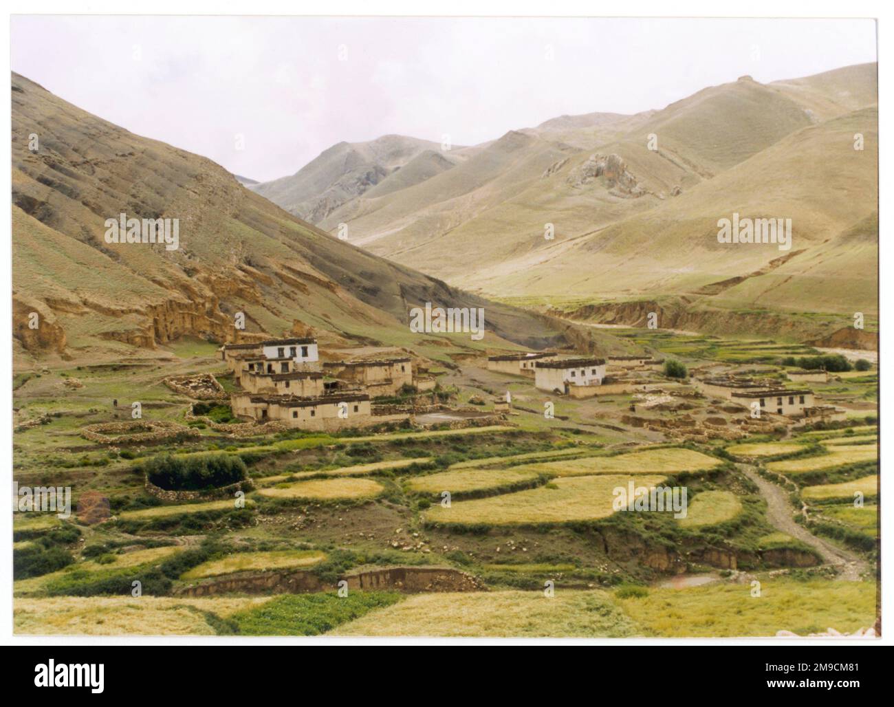 Village in valley Cut Out Stock Images & Pictures - Alamy