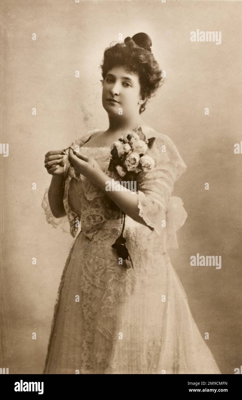 Dame Nellie Melba, the Australian Soprano, born Helen Porter Mitchell