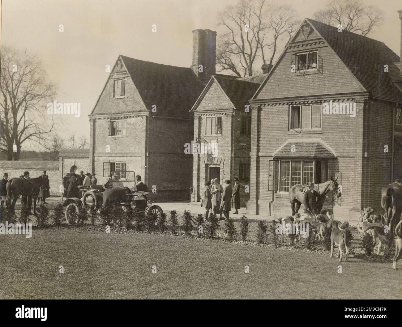 The Dummer Hunt meet, Basingstoke, Berkshire Stock Photo