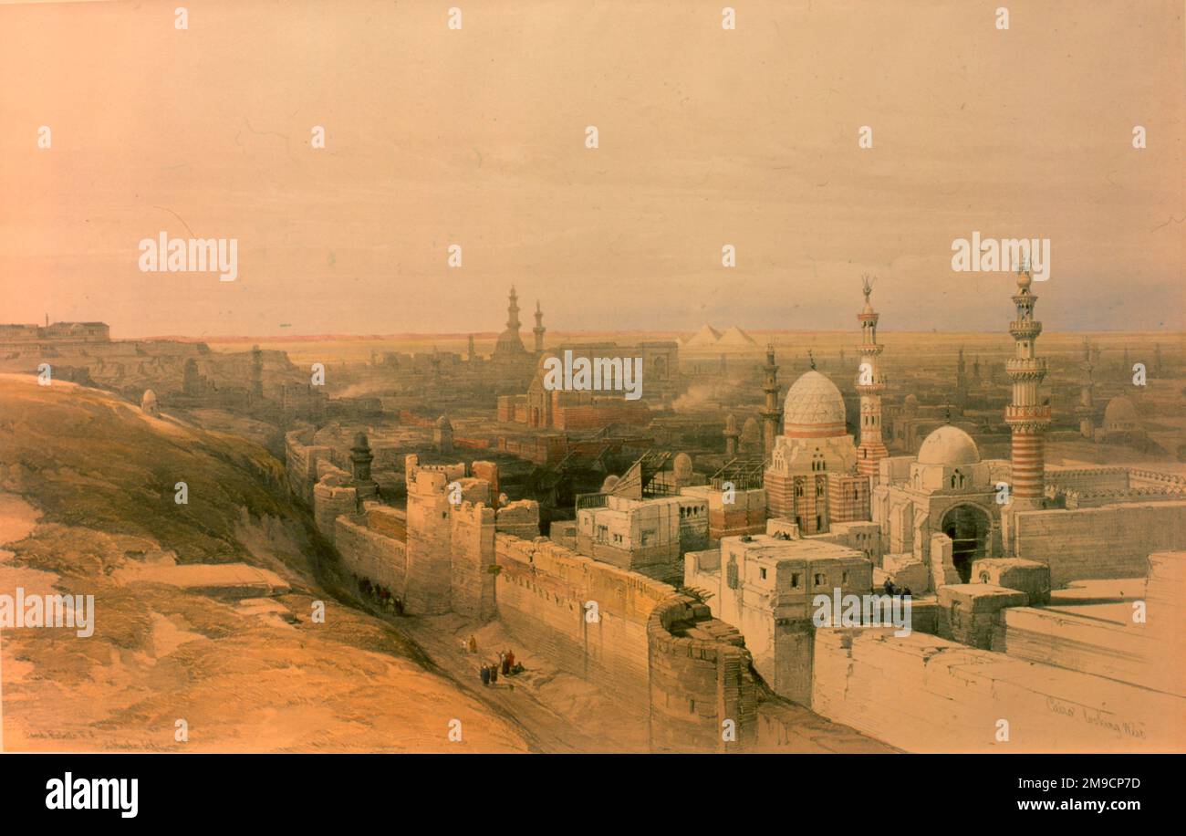 Cairo by David Roberts. Stock Photo