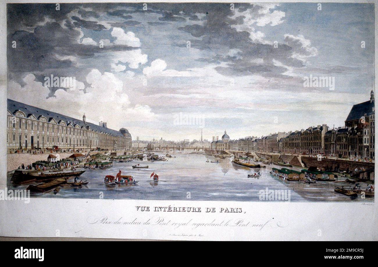 Pont neuf paris painting hi-res stock photography and images - Alamy