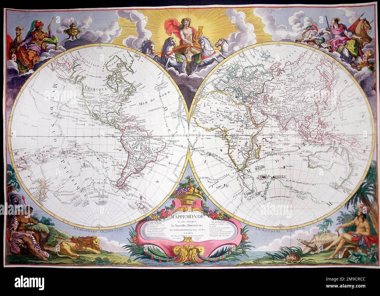 18th century map world hi-res stock photography and images - Alamy
