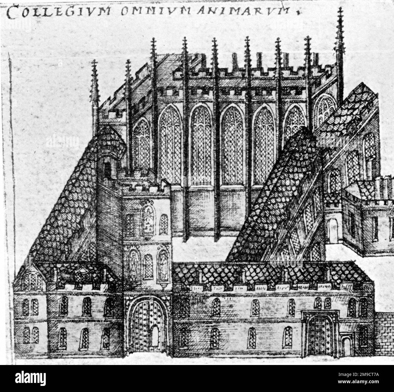 Oxford colleges Black and White Stock Photos & Images Alamy