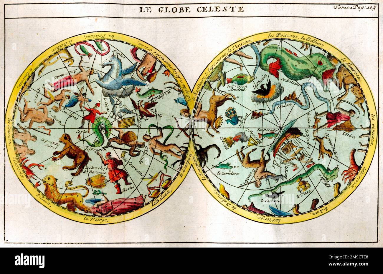 Historical map of stars chart hi-res stock photography and Historical map of stars chart hi-res stock photography and