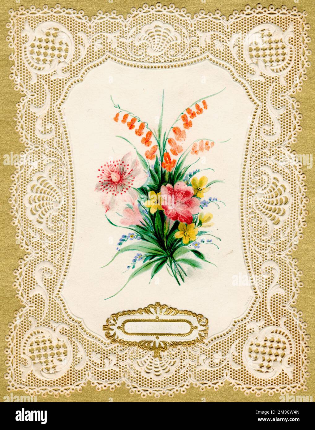Victorian valentine day card hi-res stock photography and images