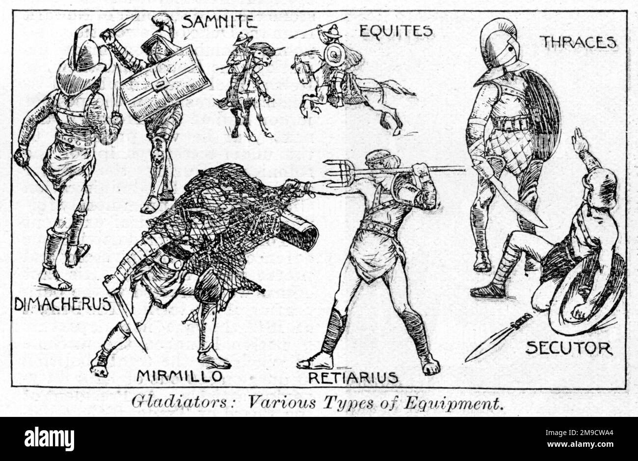 Gladiators Various Types Of Equipment Stock Photo Alamy gladiators-various-types-of-equipment-stock-photo-alamy