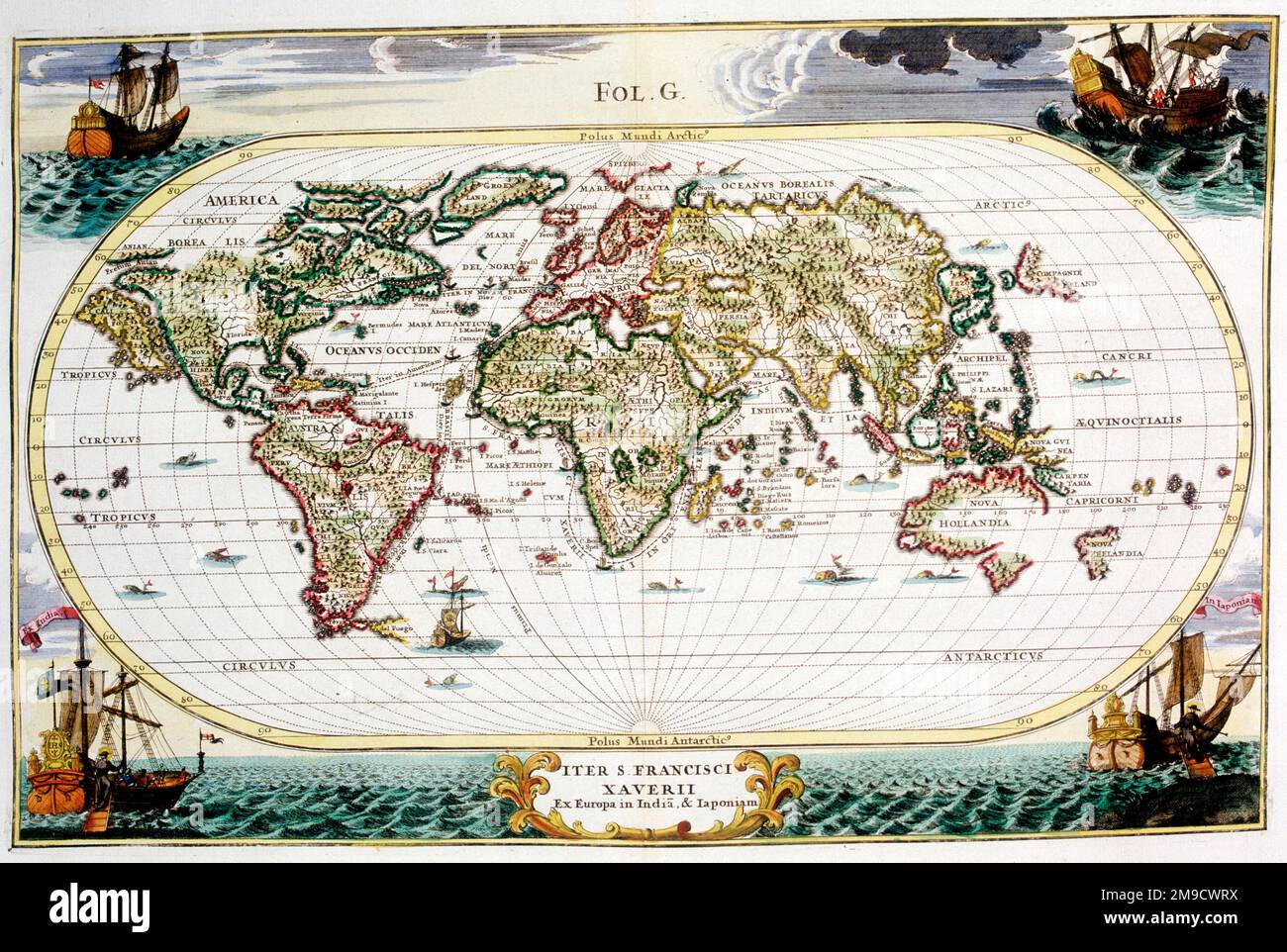 18th century map world hi-res stock photography and images - Alamy
