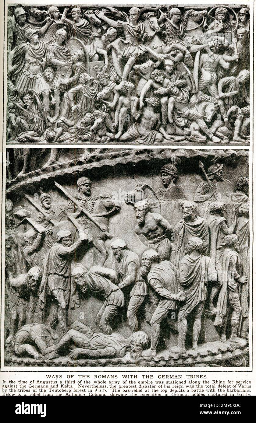 Germans Defeat Romans at the Battle of Teutoburg Forest during the