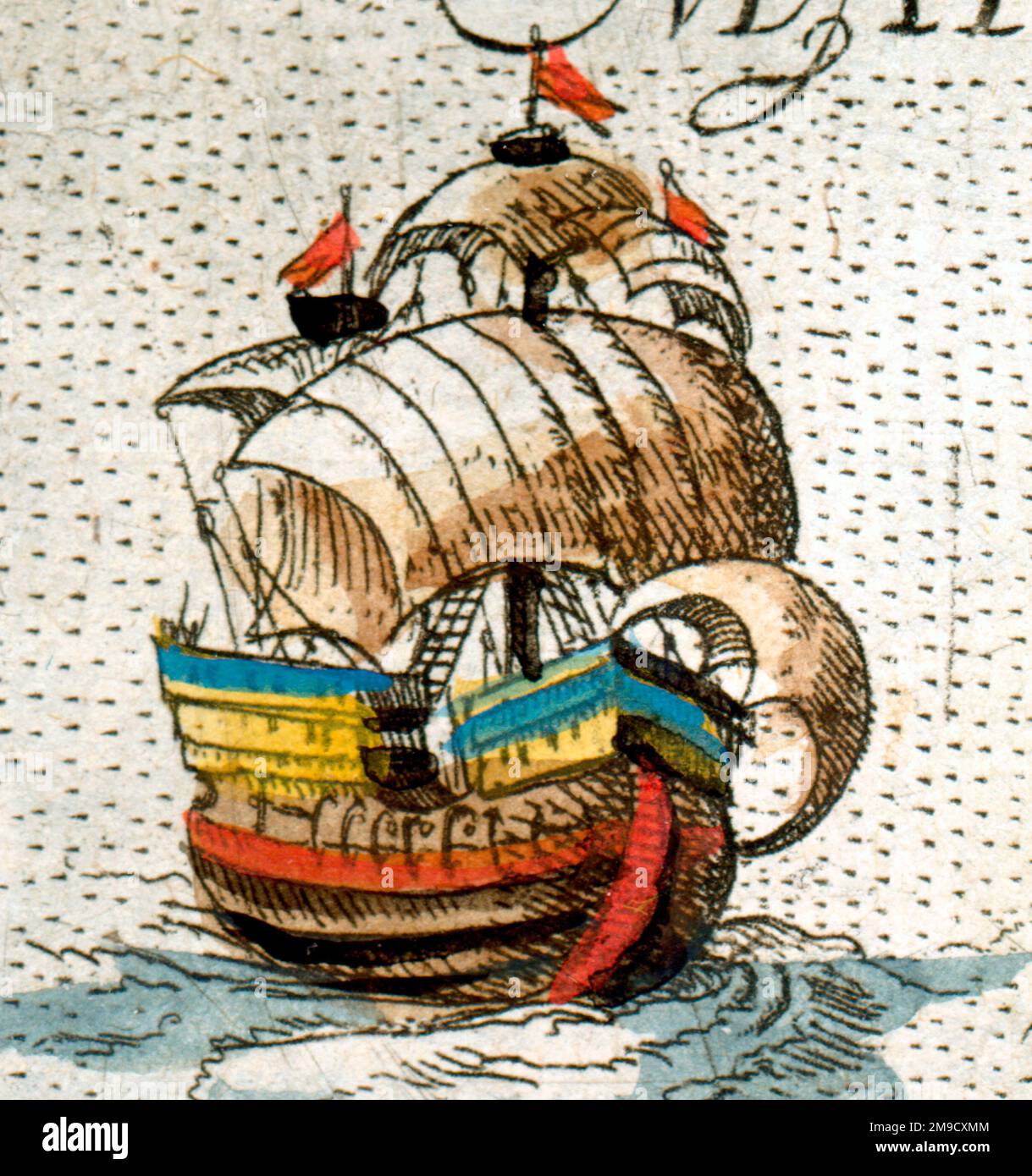 17th century Sailing Ship Stock Photo