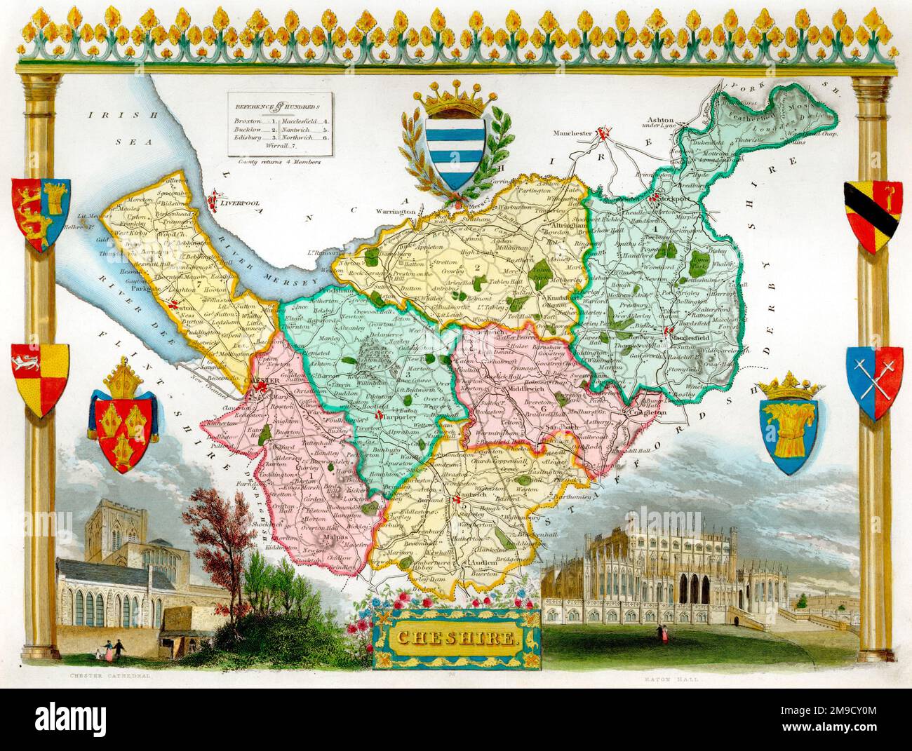 Cheshire County Map