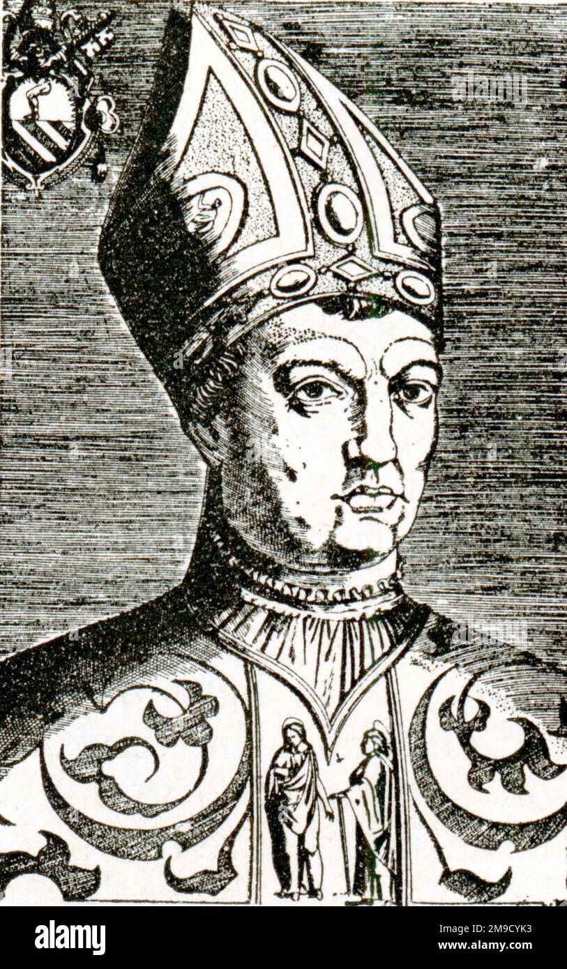 Pope John Xxii (1316 - 34) Stock Photo
