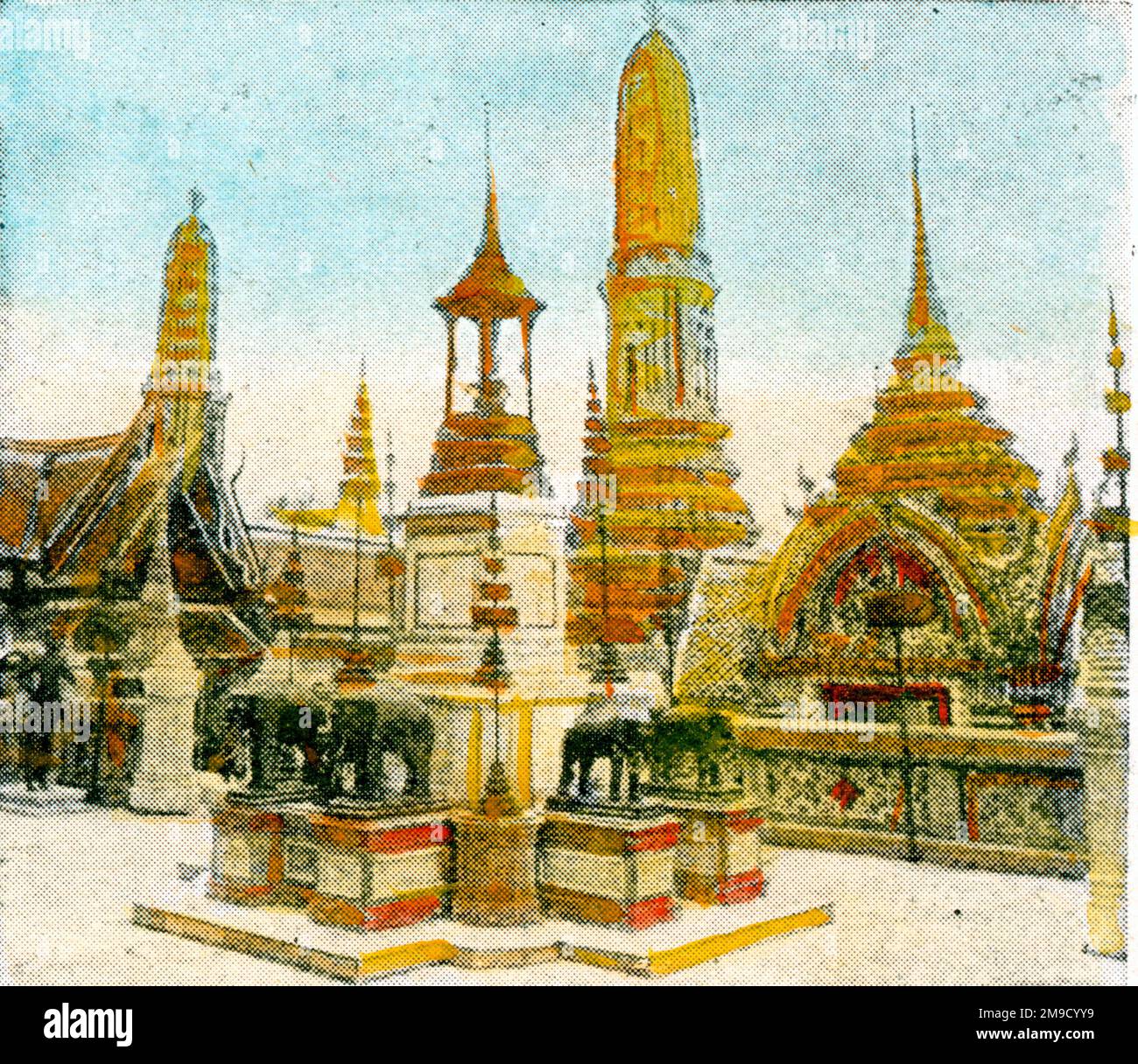Palace Grounds - Bangkok Stock Photo