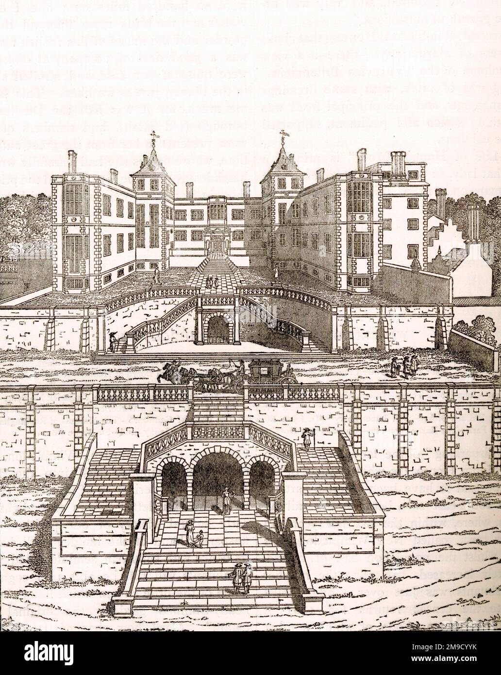 Old Wimbledon Manor House Stock Photo Alamy