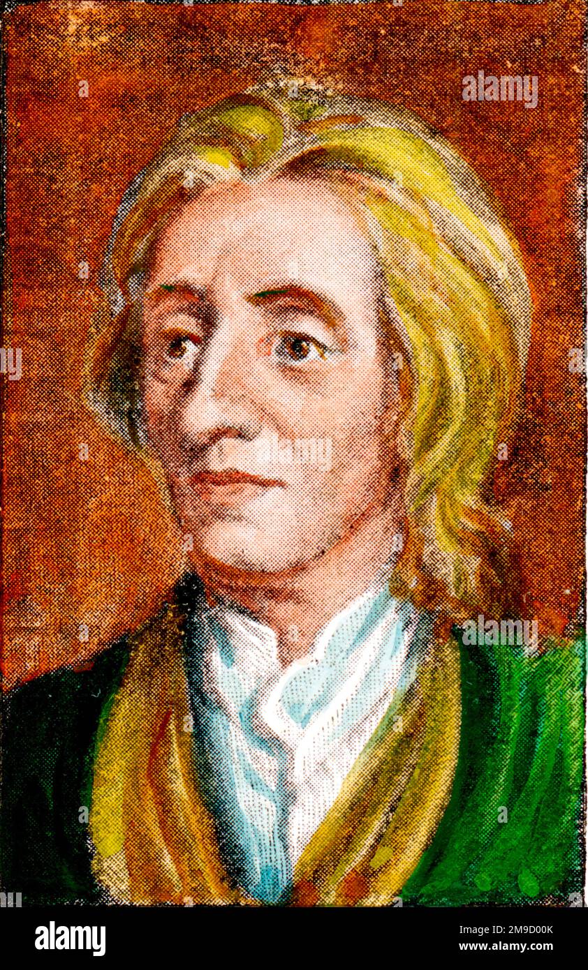 John Locke 1632 1704 Stock Photo Alamy