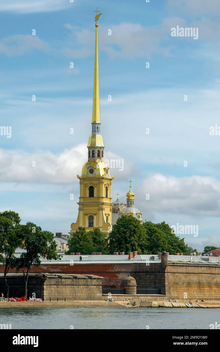 Peter and Paul Cathedral and Fortress, St Petersburg, Russia Stock Photo