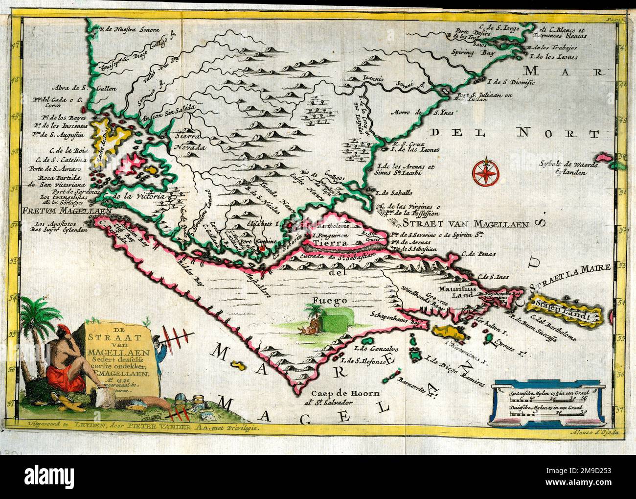 Straits Of Magellan Tierra Del Fuego Stock Photo Alamy