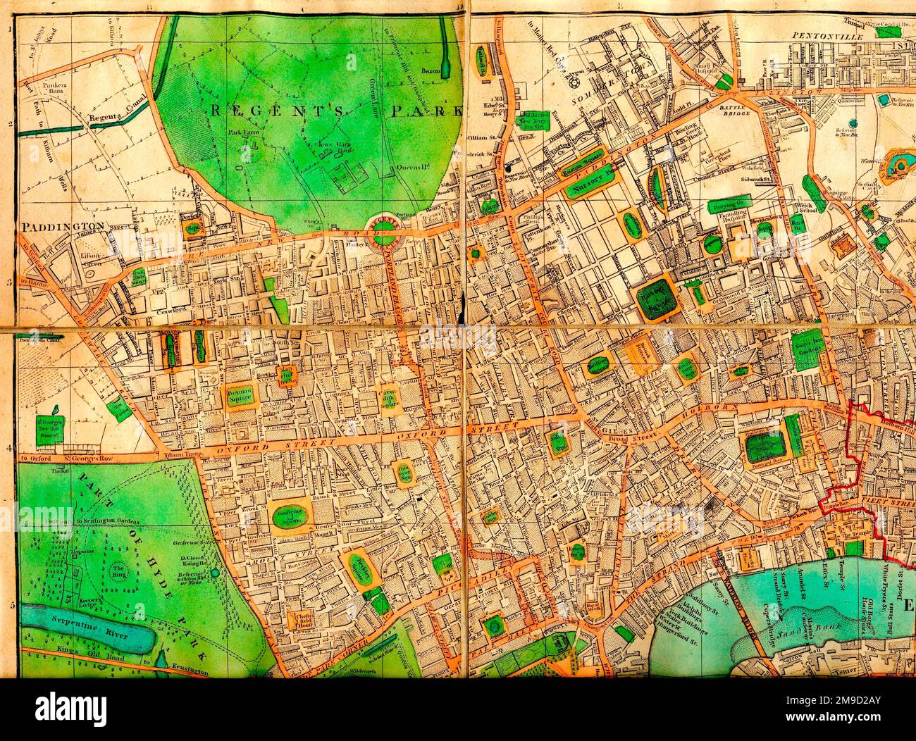 section-of-map-of-london-stock-photo-alamy