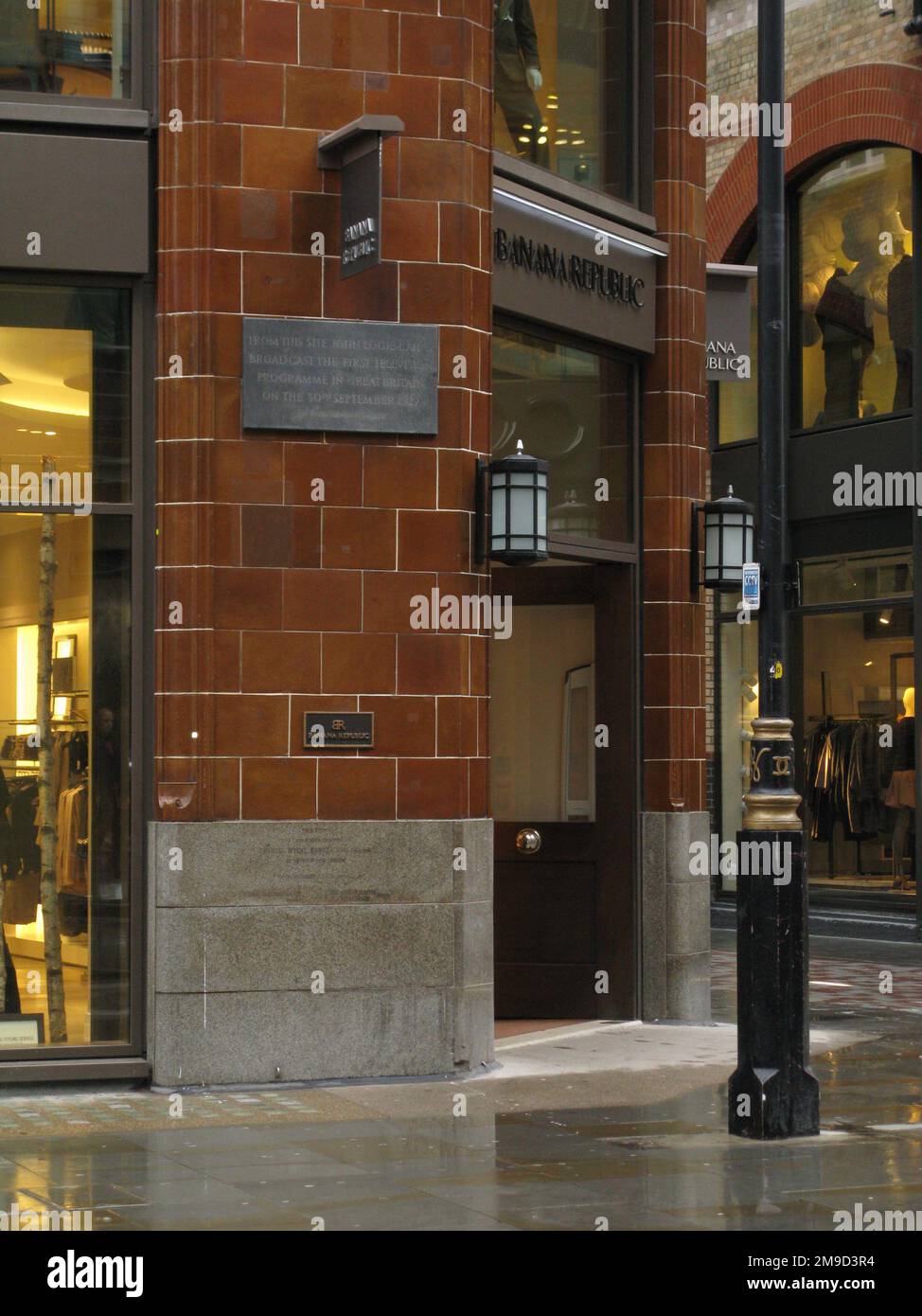 Site from where engineer, John Logie Baird 1888-1946 broadcast the ...