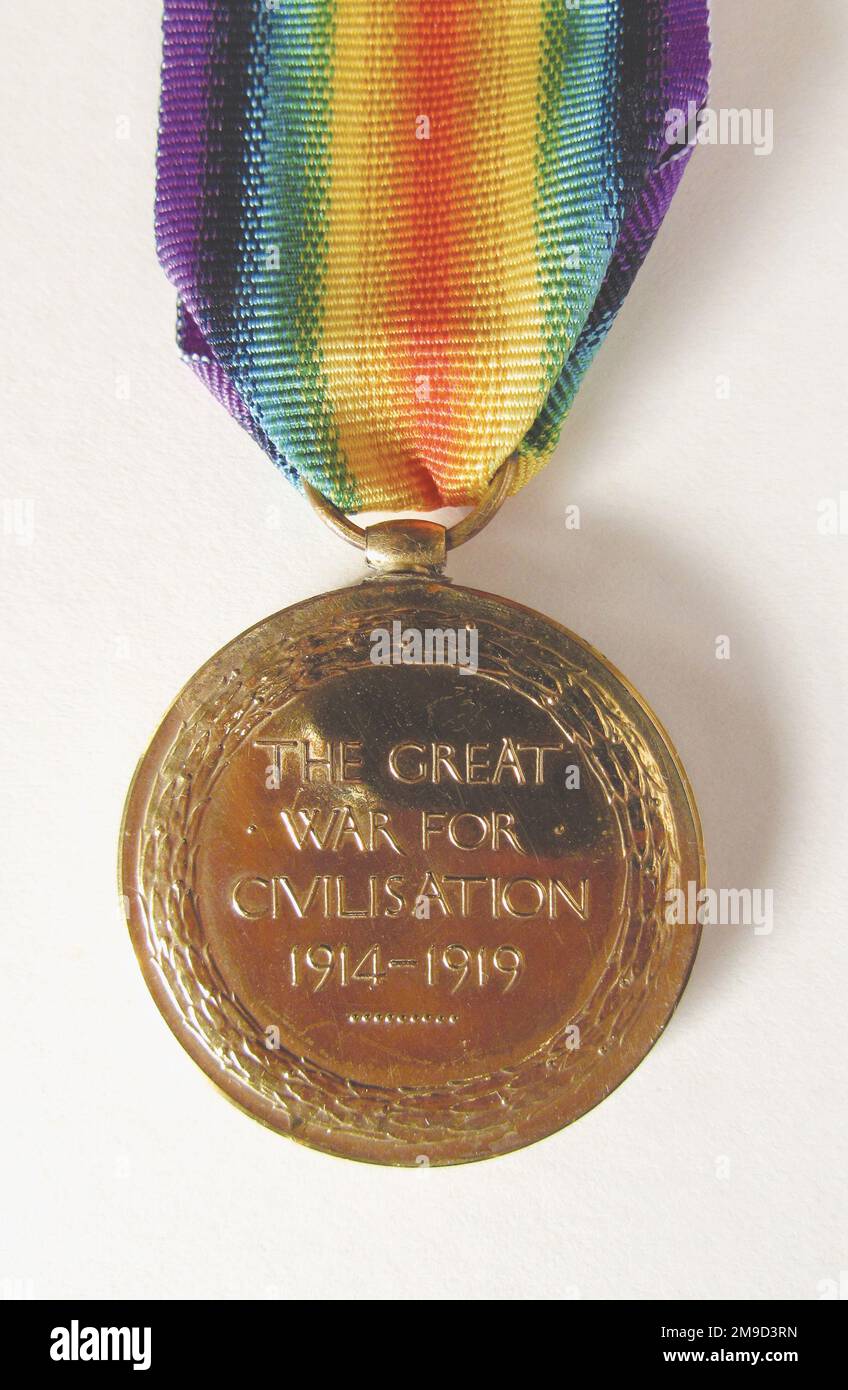 Victory Medal, 1914-19. The lacquered bronze medal, by W McMillan 