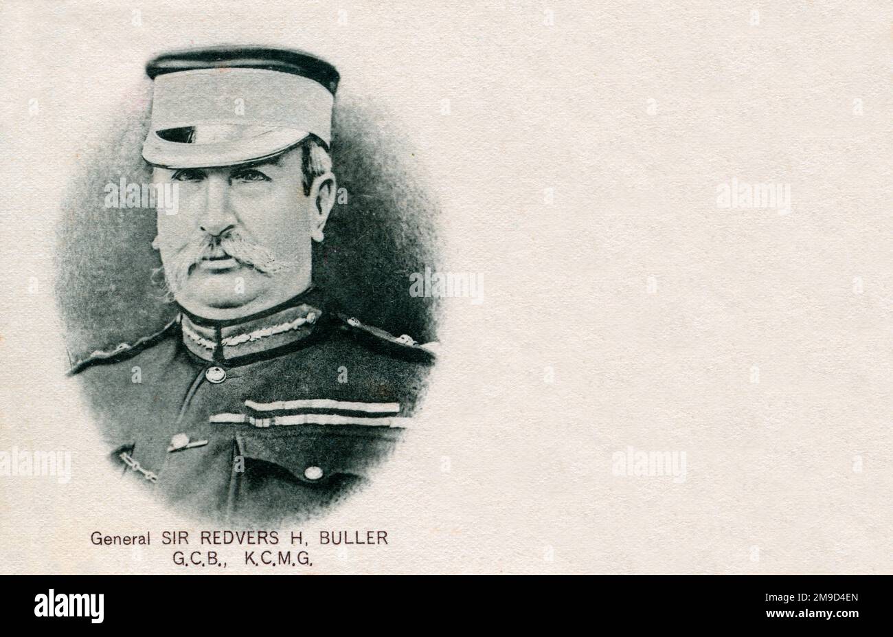 Redvers Buller served in South Africa during the Kaffir and Zula Wars during which time he won the VC. He served in the First and Second Boer Wars. During the latter he was Commander of the Natal forces but was replaced after a series of setbacks. Stock Photo