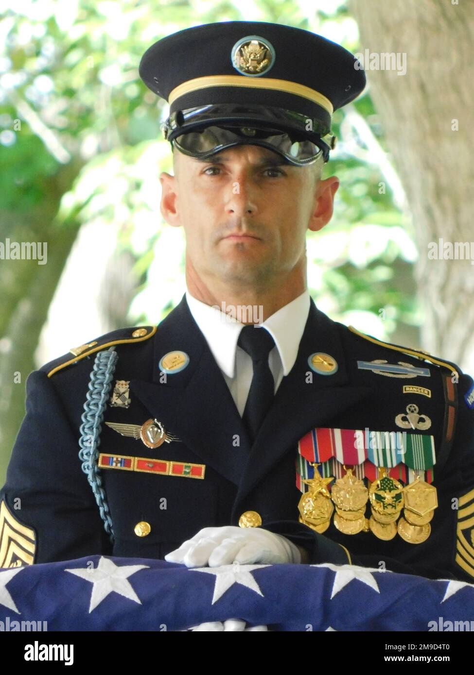 A member of the 3rd U.S. Infantry Regiment (The Old Guard) Honor Guard