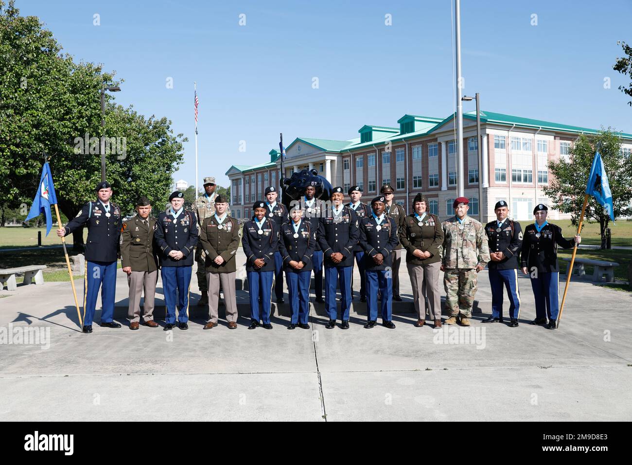 Samc Induction Soldiers from the 3rd Infantry Division pose for a group photo during a ...