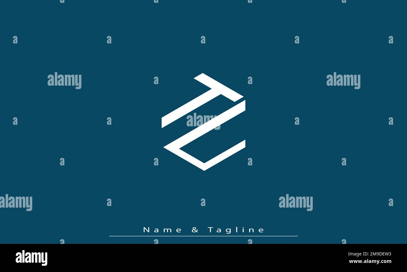Alphabet letters Initials Monogram logo TC , CT Stock Vector