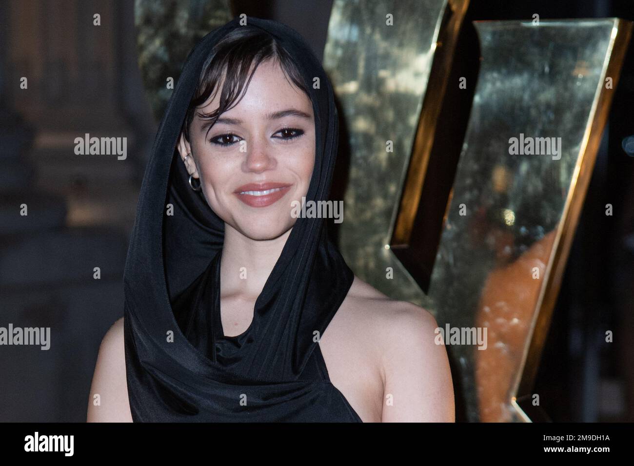 Jenna Ortega attending the Saint Laurent Menswear FallWinter 20232024