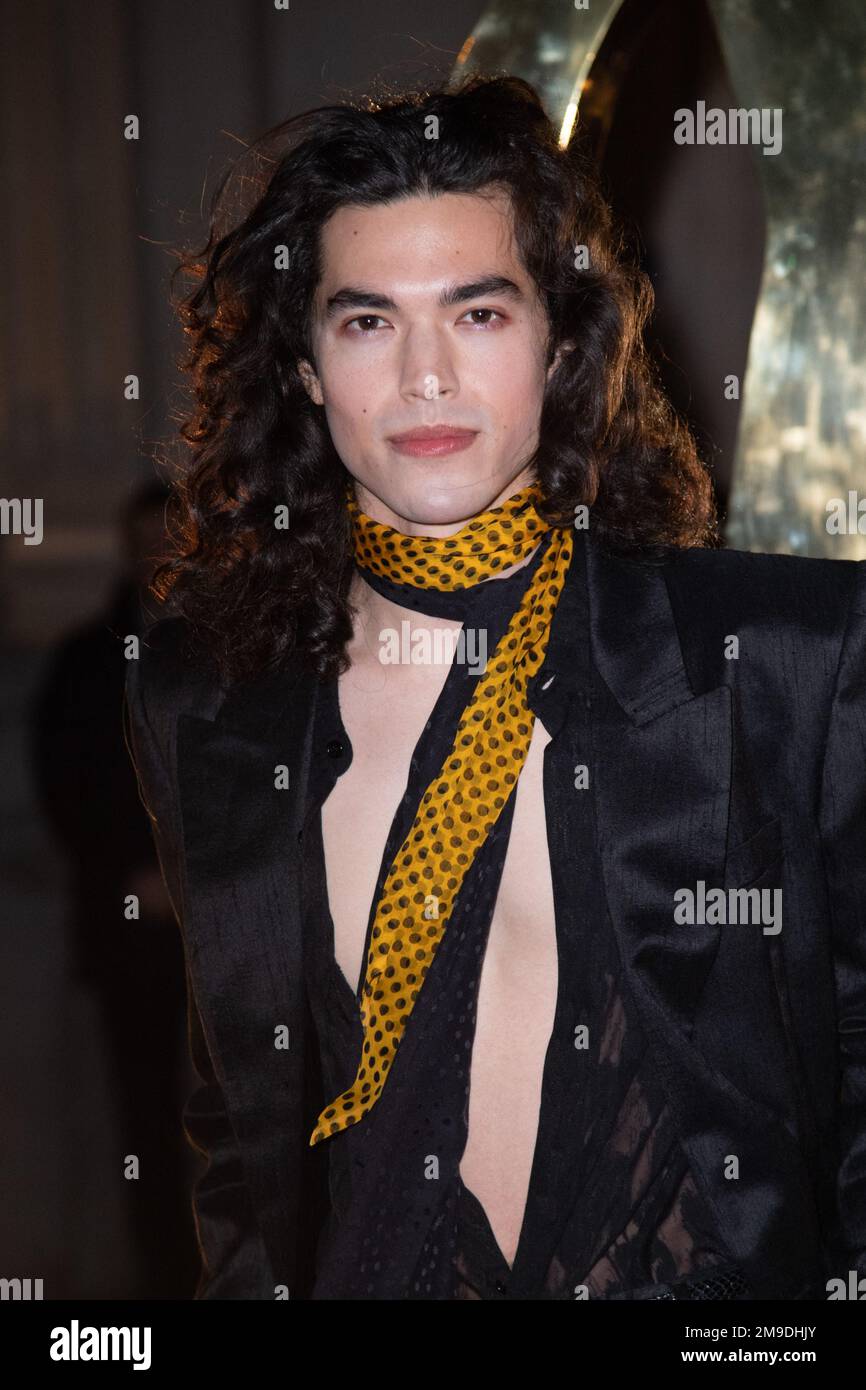 Conan Gray attending the Saint Laurent Menswear Fall-Winter 2023-2024 ...