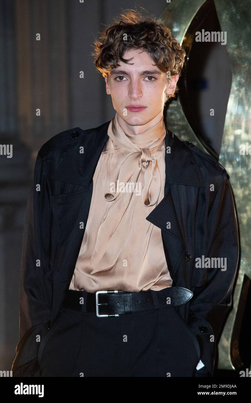 Vassili Schneider attending the Saint Laurent Menswear Fall-Winter 2023